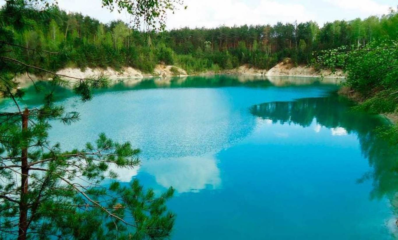 Голубое озеро в Житомире
