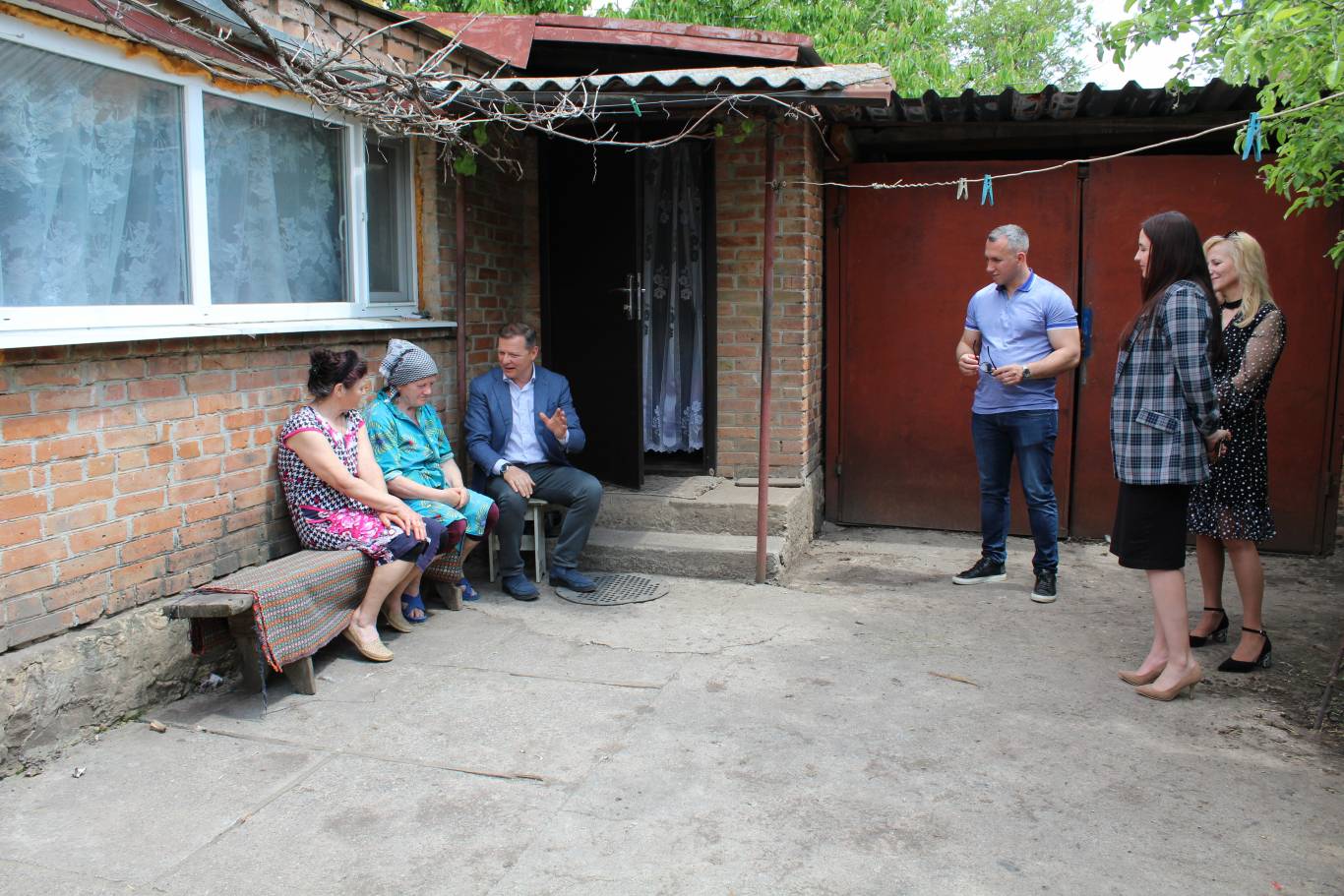 Олег Ляшко завітав до Колючої Любові Павлівни в Аджамку