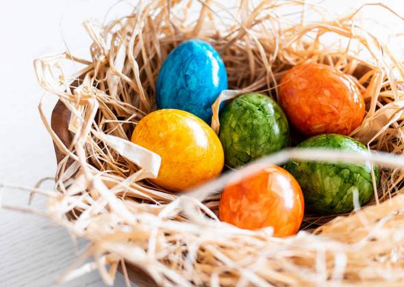Як оригінально пофарбувати яйця на Великдень