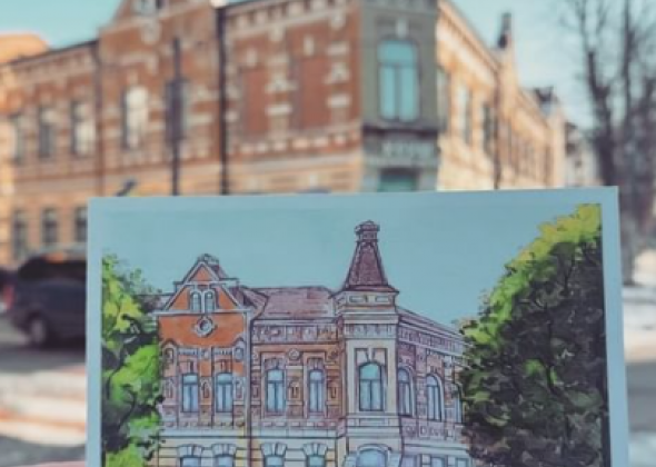 Акварельні листівки Хмельницького