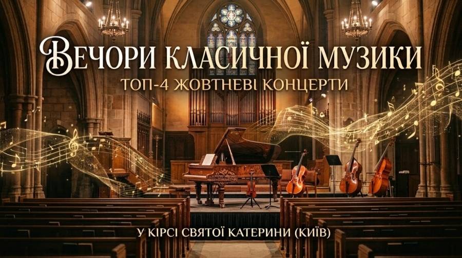 Вечори класичної музики: ТОП-4 жовтневі концерти у Кірсі Святої Катерини
