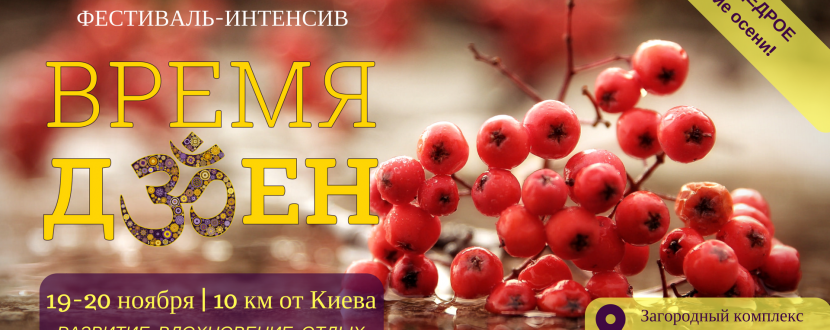 Фестиваль "Время Дзен", 19-20 ноября 2016