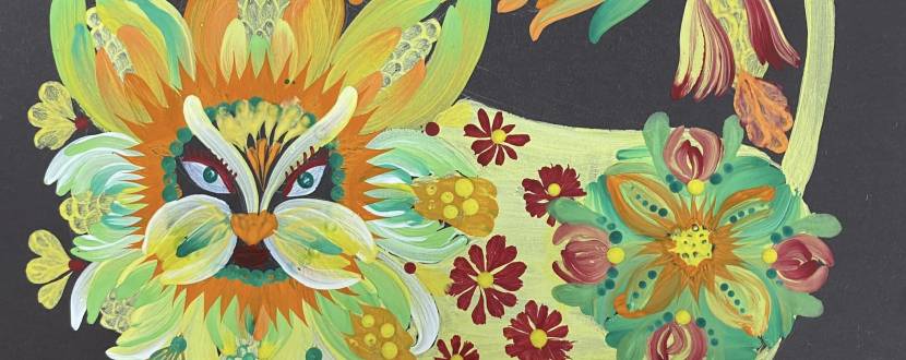 Майстер клас з Петриківського розпису.