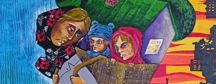 З бомбосховища - Виставка живопису