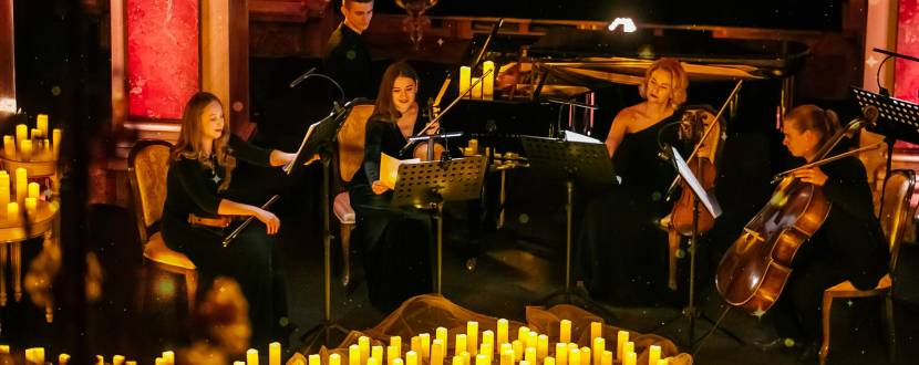 Музика з серіалу Stranger Things при свічках