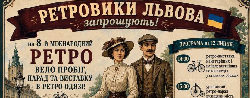 Міжнародний ретровелопробіг, парад та виставка