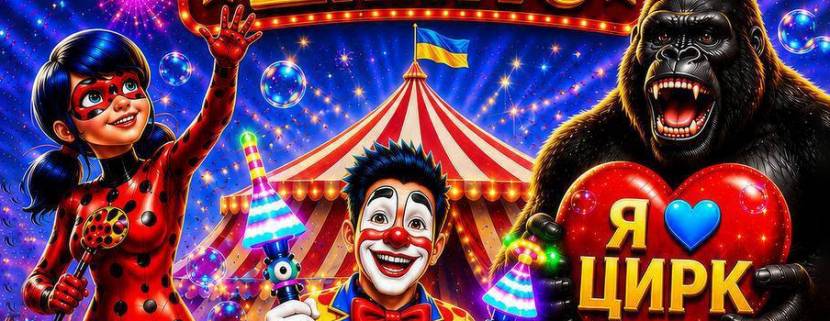 СIRCUS SEZAM - інтерактивне циркове шоу “SuperStarUA” для всієї родини