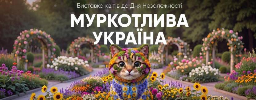Муркотлива Україна - Виставка квітів до Дня Незалежності України на Співочому