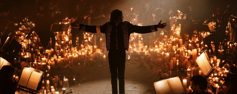 Музика Michael Jackson при свічках у Тернополі