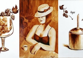 Від броварні до кав'ярні - виставка Ольги Шишунової