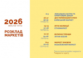 Вся афиша Киева - Всі. Свої | Розклад маркетів весна-літо 2026