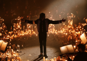 Музика Michael Jackson при свічках у Житомирі