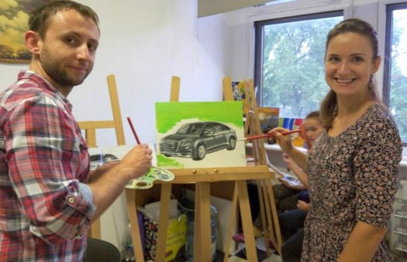 Живопис для закоханих в Арт-студії "Карандаш"