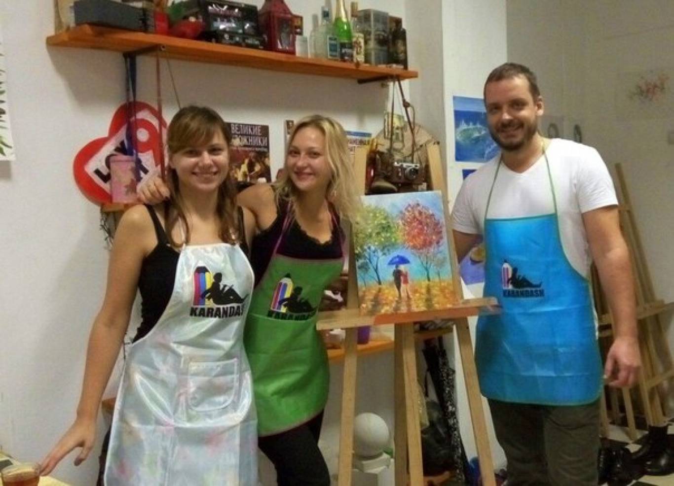 Живопис для закоханих в Арт-студії "Карандаш"