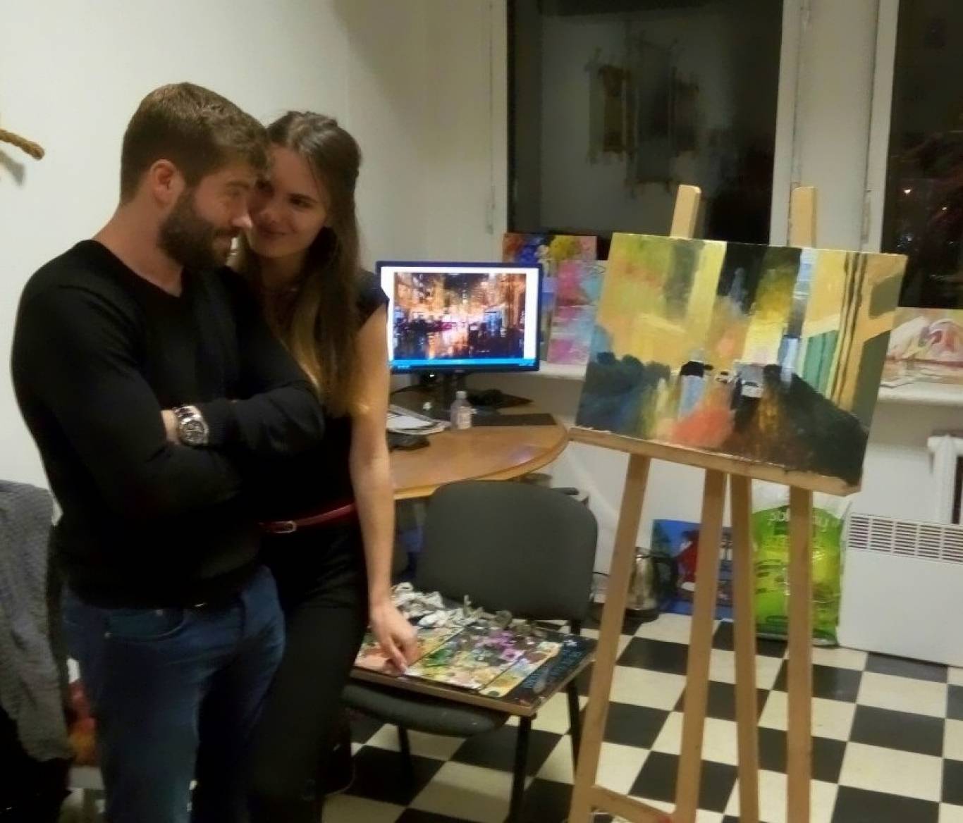 Живопис для закоханих в Арт-студії "Карандаш"