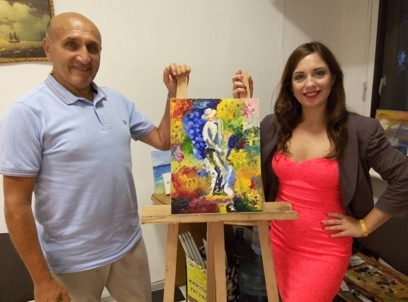 Живопис для закоханих в Арт-студії "Карандаш"