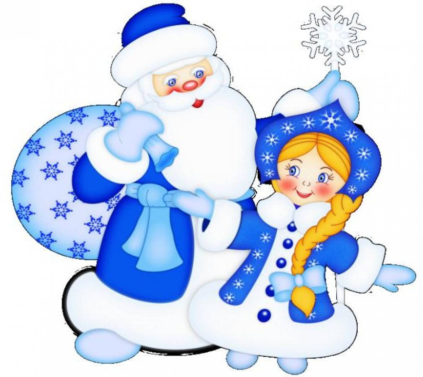 Дед Мороз Снегурочка и Снеговик