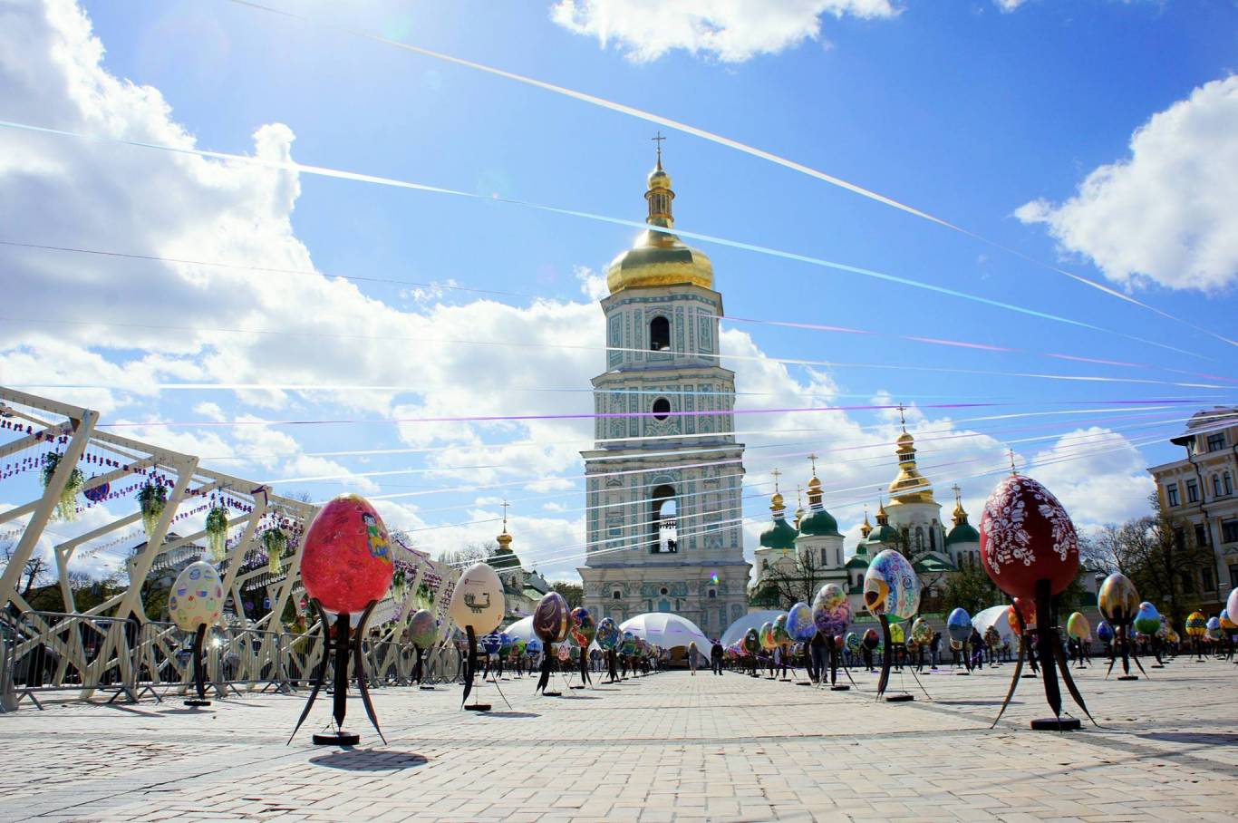 Фестиваль писанок на Софійській площі