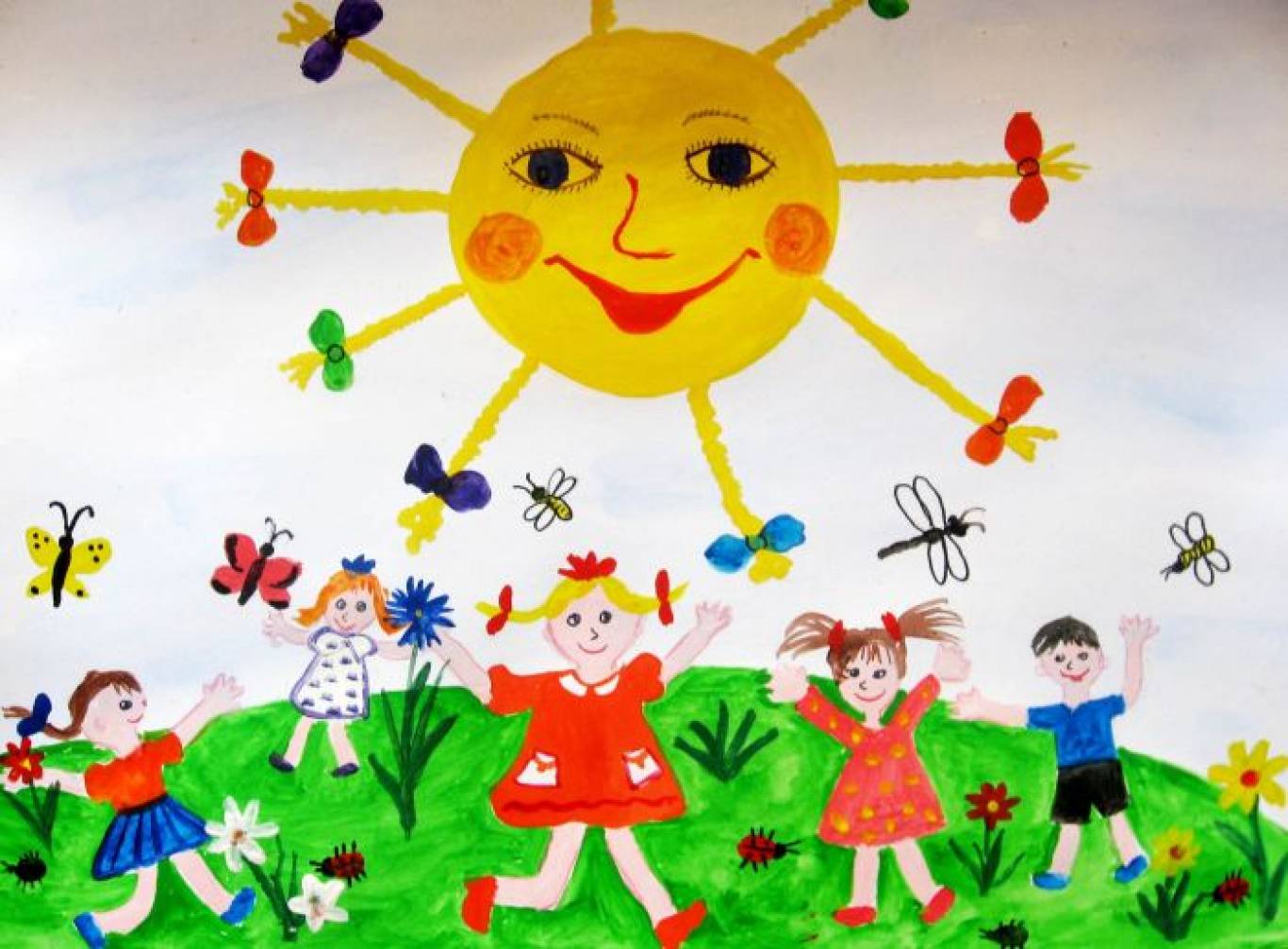 1 июня в детском саду. Рисование день защиты детей. Рисунок ко Дню защиты детей. Детские работы на тему день защиты детей. Рисование на тему день защиты детей.