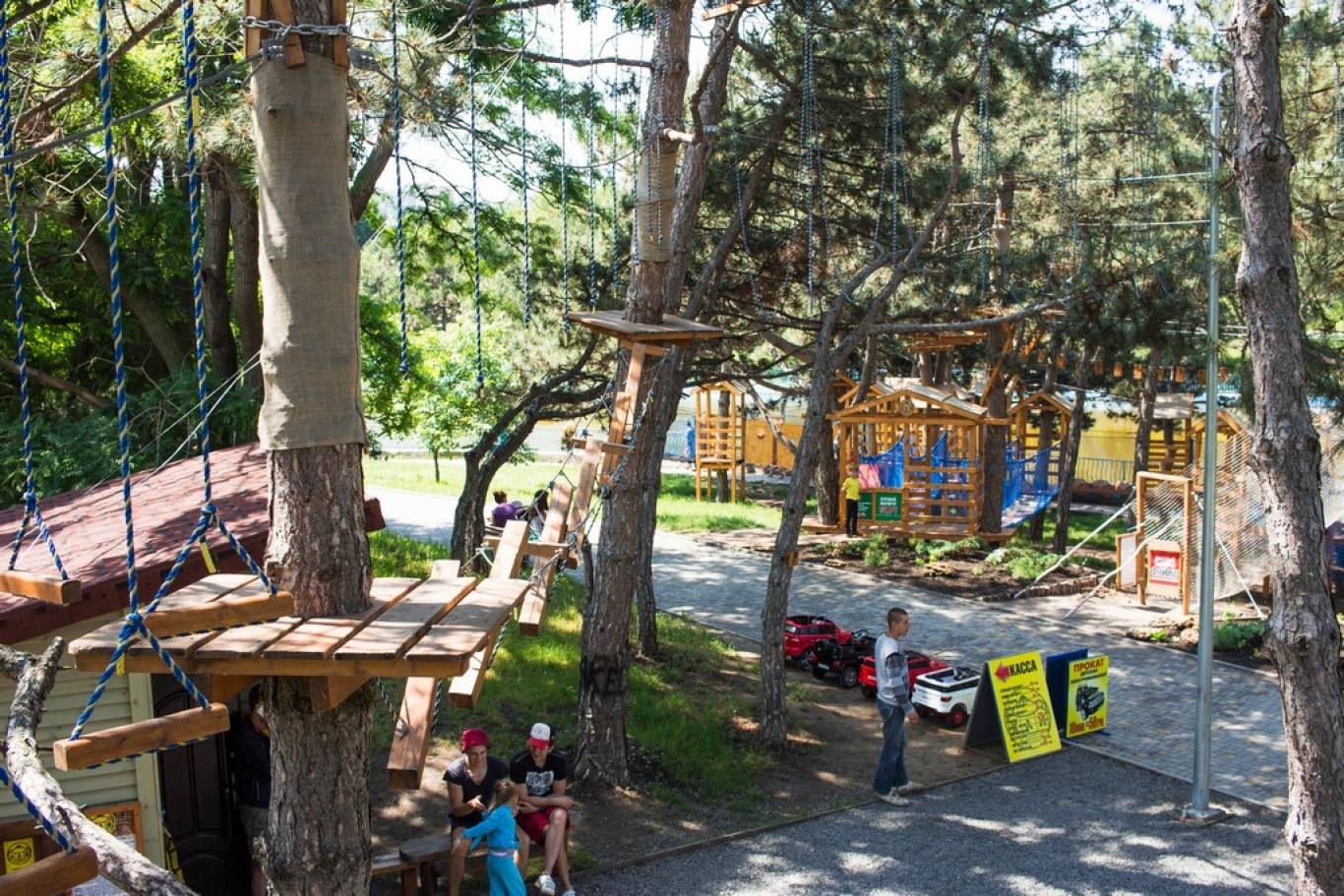 Активный отдых. Веревочный парк "Forest park"