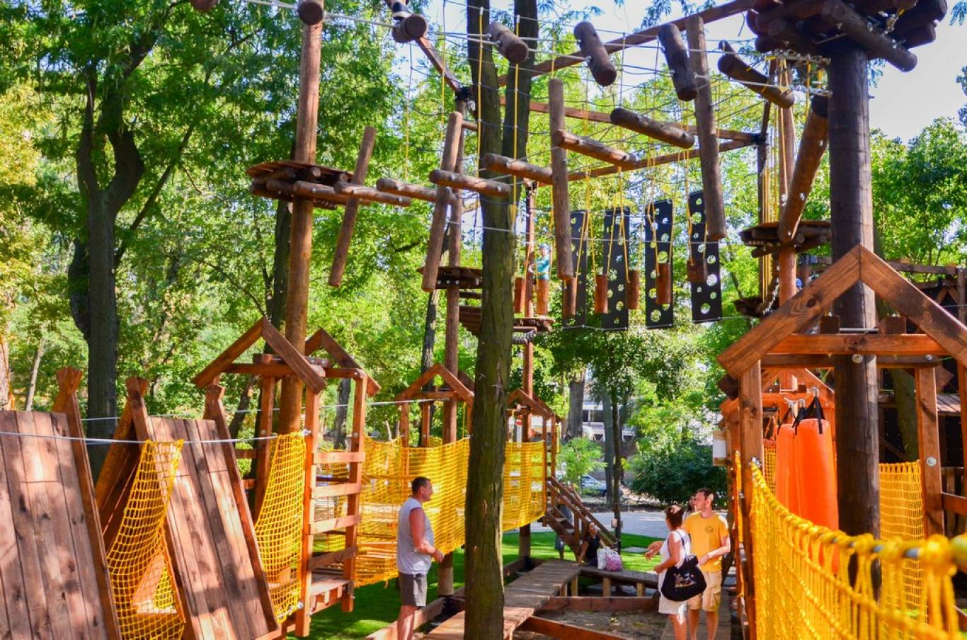 Активный отдых. Веревочный парк "Forest park"