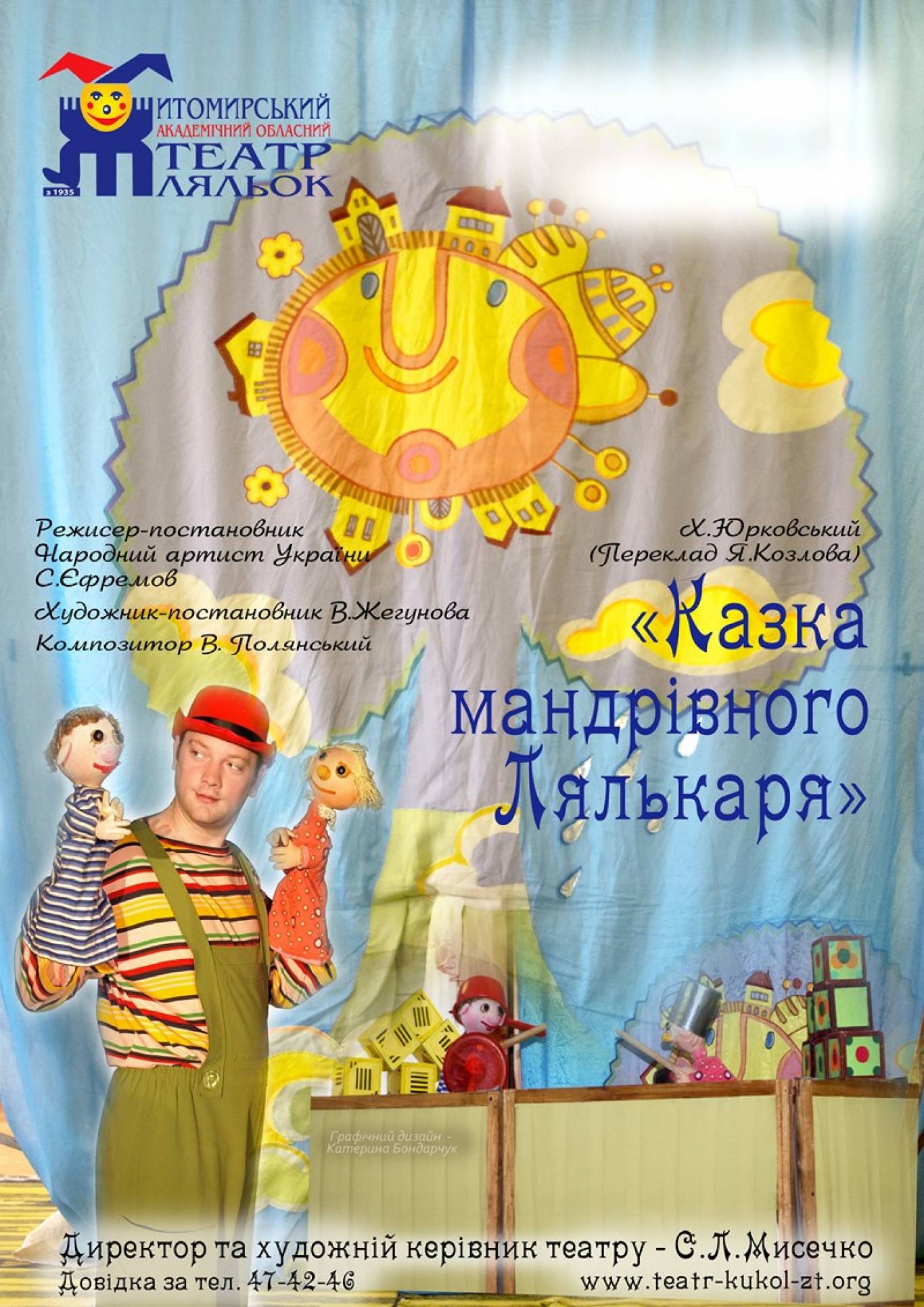 Репертуар лялькового театру на березень