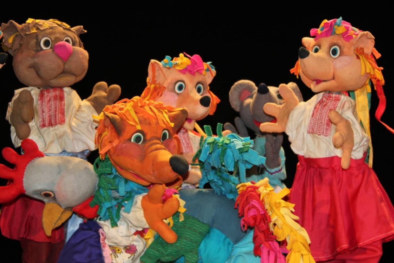 Дитяча вистава Лисичка, Котик та Півник