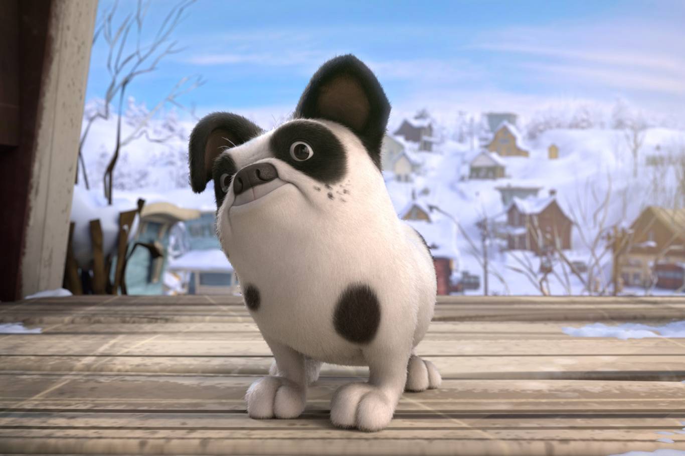 Анимация, семейный Снежные гонки