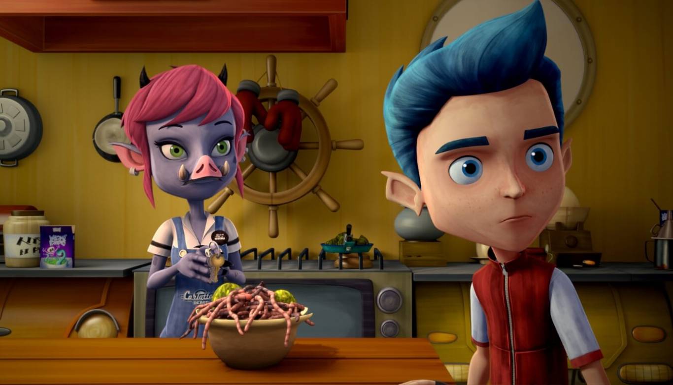 Комедия, мультфильм Тайна семьи монстров