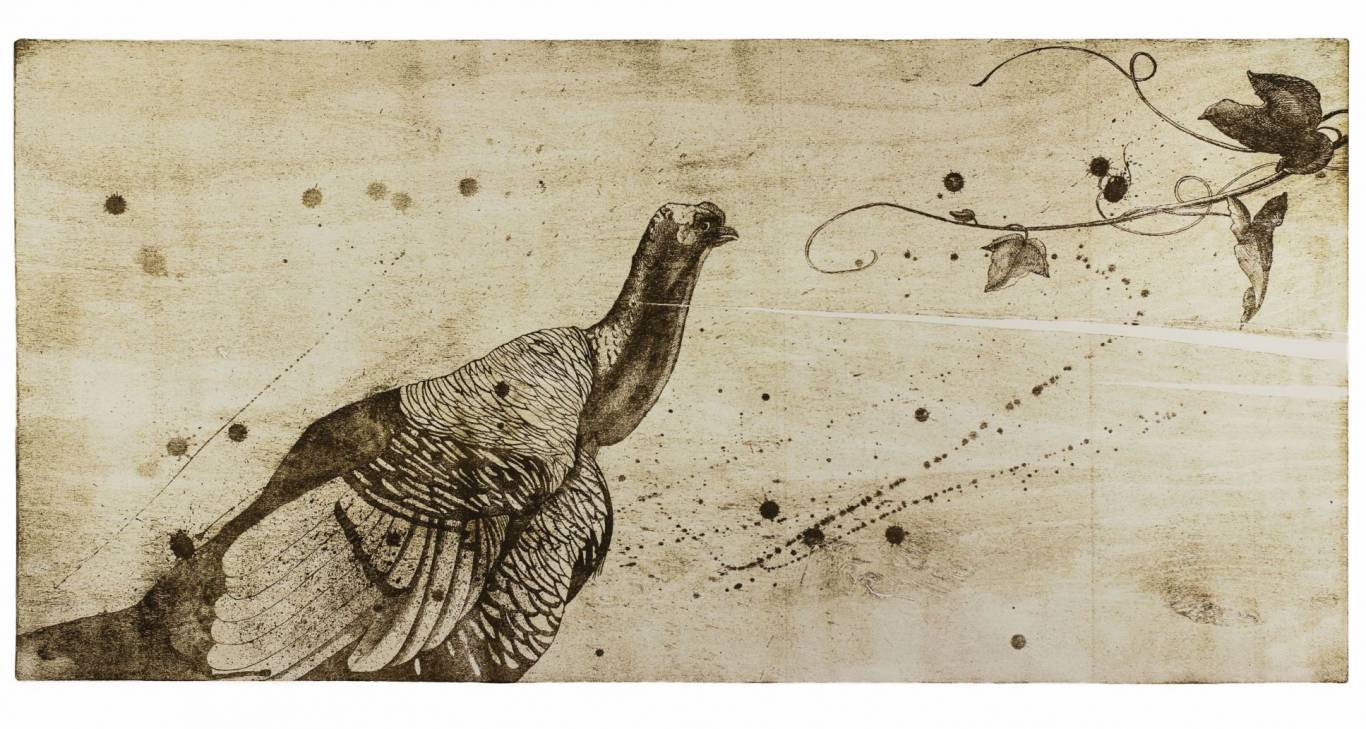 Вікно в таємний сад - Виставка графіки Оксани Стратійчук