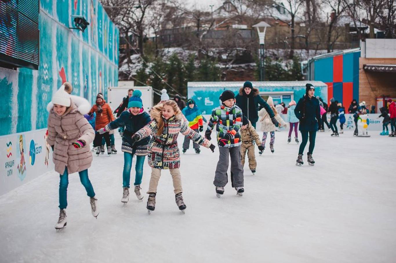 Открытие катка Ice City