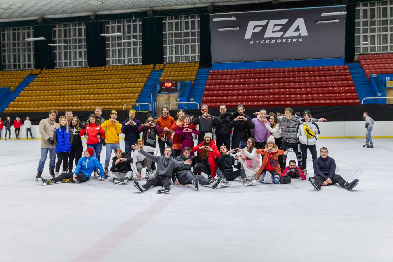 Пятничные катания во Дворце Спорта