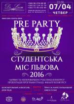 Вечірка "Pre party Студентська міс Львова 2016"