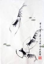 Річкова креветка - Майстер-клас з китайського живопису