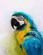 Папуга - Майстер-клас з живопису для дітей