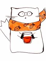 Виставка плакатів з котом Інжиром