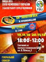 Баскетбол у Кропивницькому: «Золотой Век» vs «СумДу»