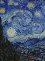 Копія роботи Ван Гога Зоряна ніч, майстер-клас в бібліотеці