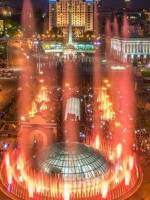 Відкриття київських фонтанів на День міста