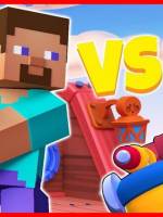 Шоу-спектакль Minecraft проти Brawl Stars