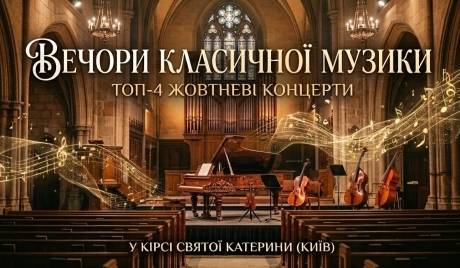 Вечори класичної музики: ТОП-4 жовтневі концерти у Кірсі Святої Катерини