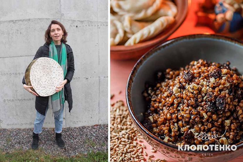 Ярослава Ткачук, Кутя 2021р. (дошка, волокно, мельхіор, стрічка)