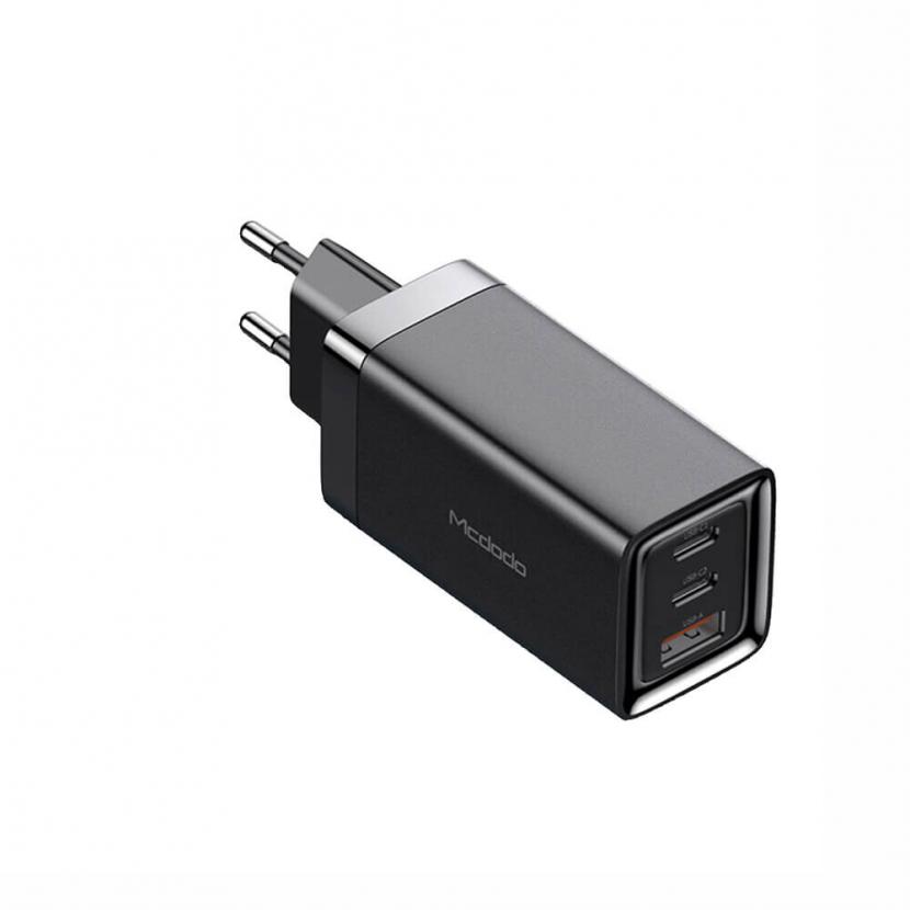 Швидкий зарядний пристрій Macdodo GaN Mini Fast Charger USB-C + USB-A 65W